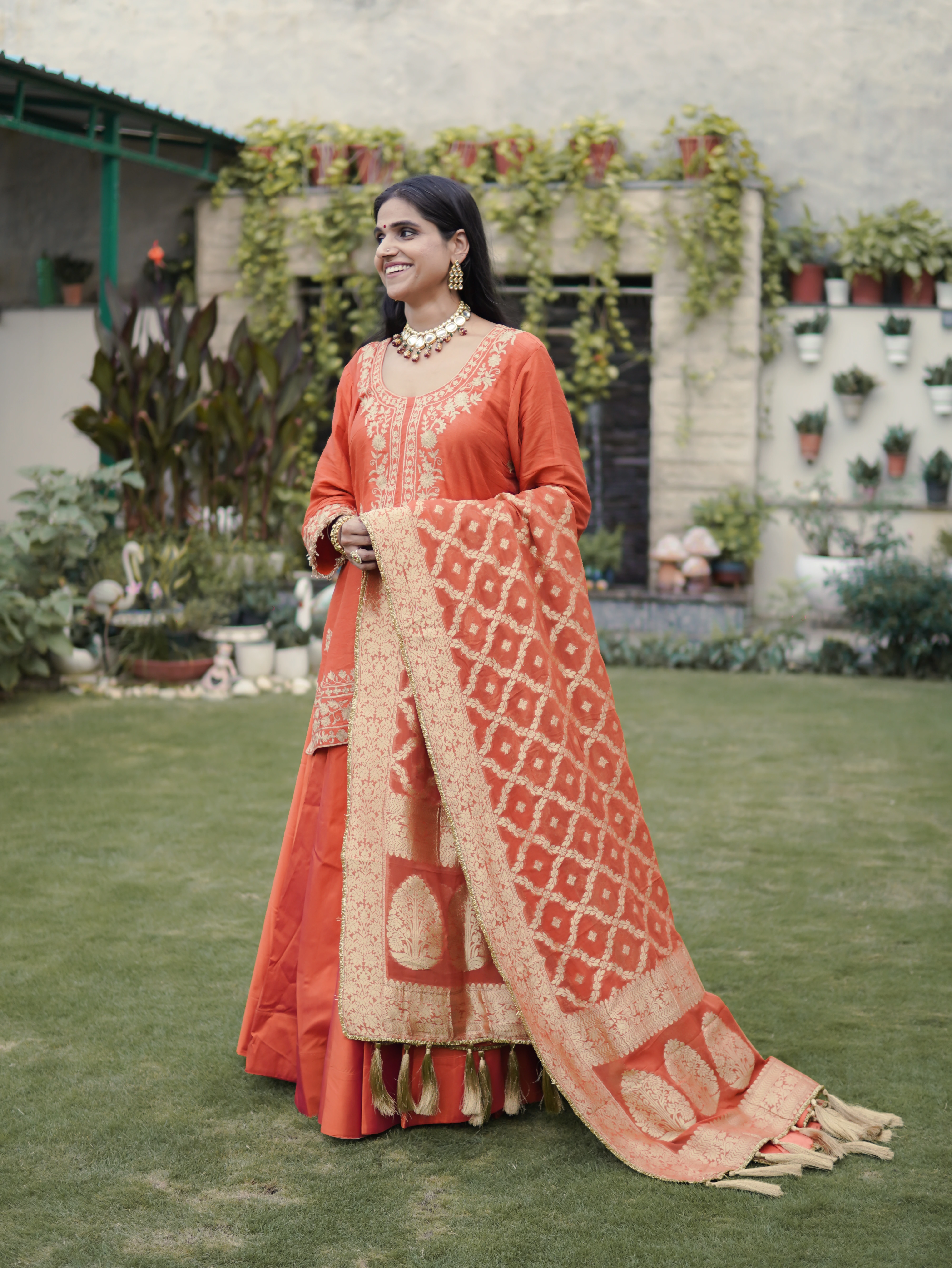 Traditional Anarkali Suit